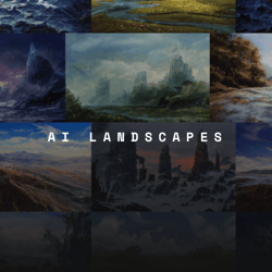 Animated AI Landscapes
