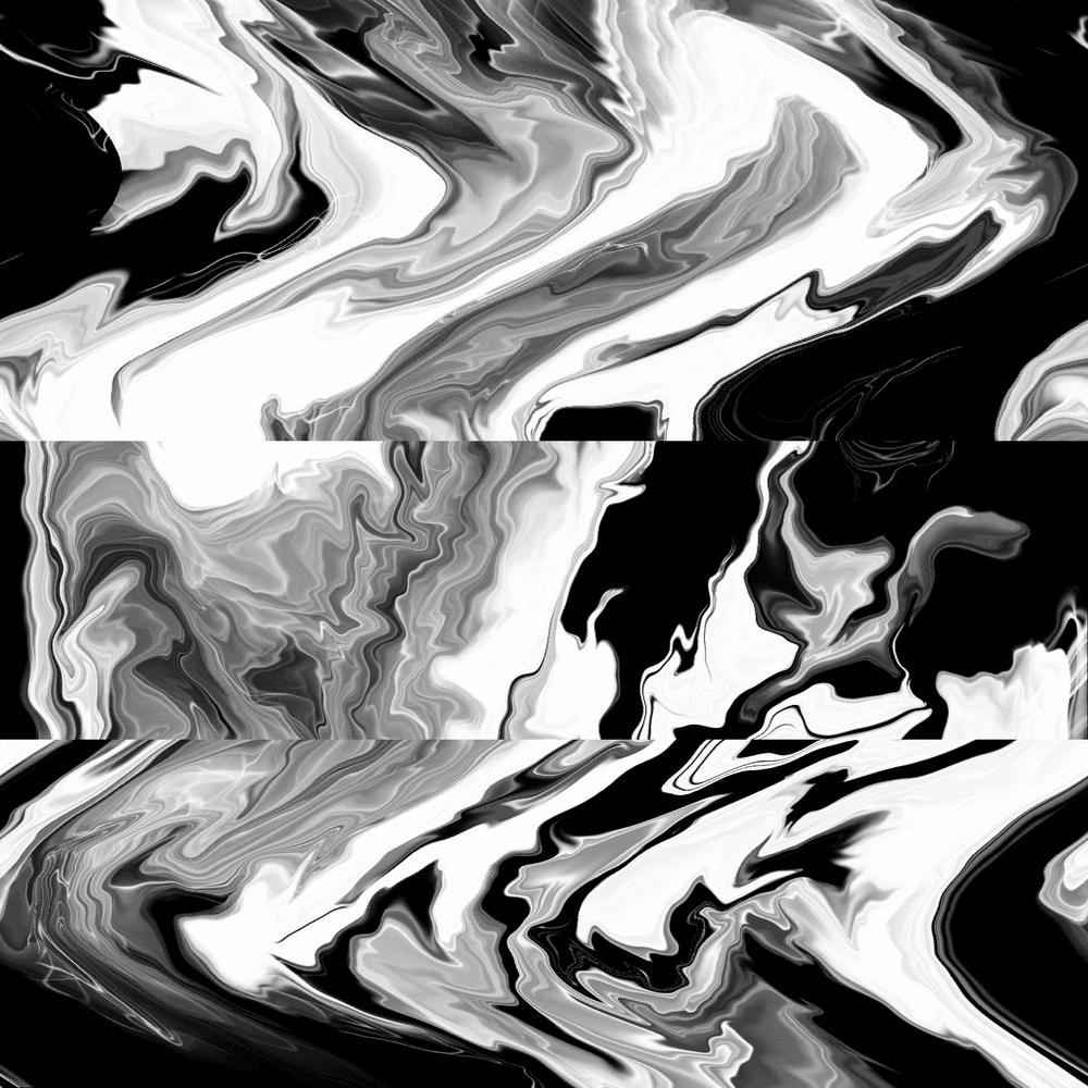 Glitch Abstract by Hokusai