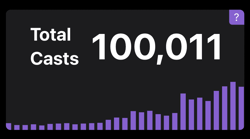 Farcaster 100000th Cast Commemoration NFT.