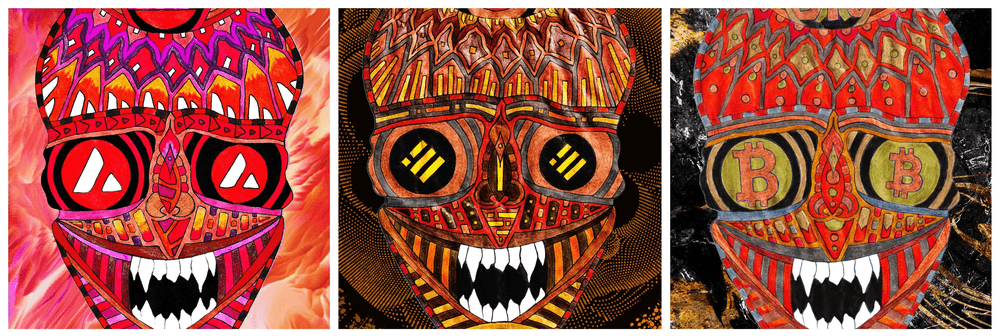 DCS. Designer Crypto Skulls