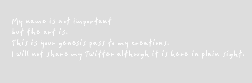 Who I am is not important but the anon is