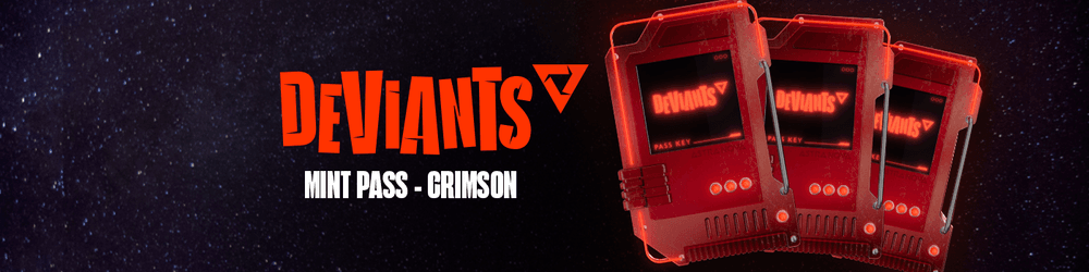 Deviants Mint Pass NFT - Crimson