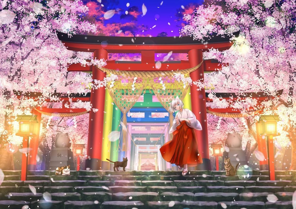 Crypto Shrine Maidens Origin