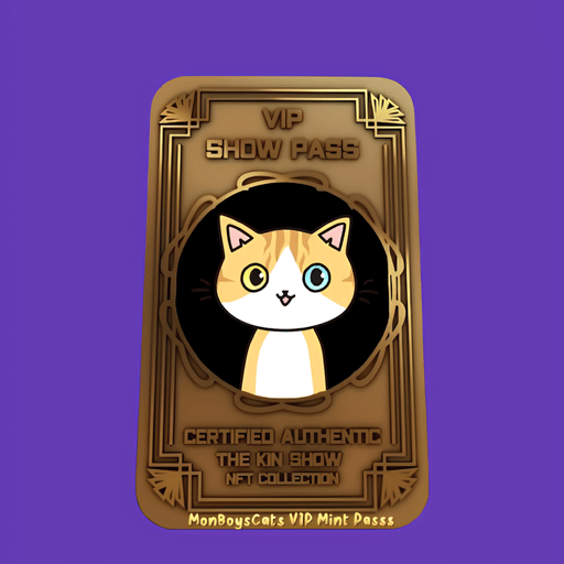 MonBoysCats VIP Mint Passs733